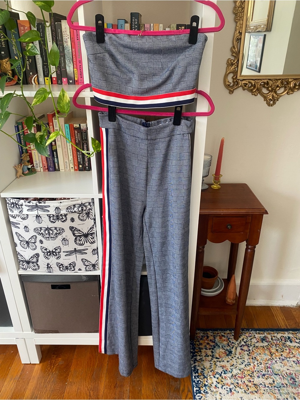 L'Atiste Tube Top and Wide Leg Pants Set